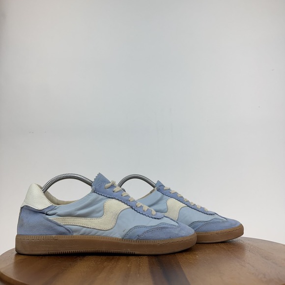 Dolce Vita Shoes - Womens Dolce Vita Notice Blue Leather Lace Up Casual Sneakers Shoes Size 9 M GUC